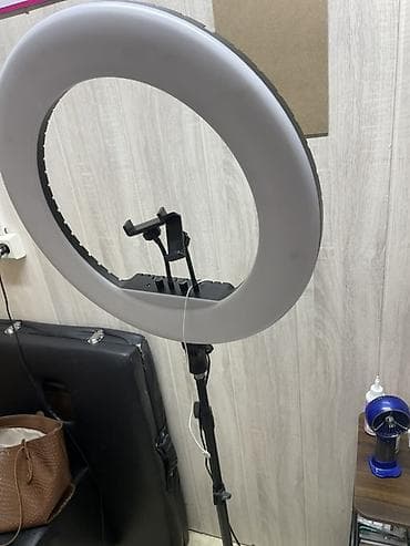 Кольцевая LED-лампа на штативе для фото/видео и бьюти-процедур — 2