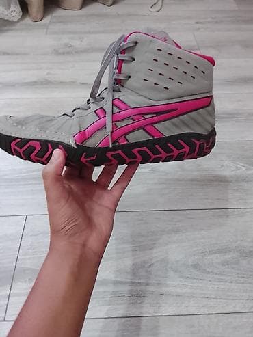 Мужские кроссовки, 41, Asics, Б/у, цвет - Серый