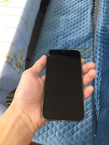 apple watch 10 цена бишкек: IPhone 12 Pro, Колдонулган, 128 ГБ, Desert Titanium, Каптама, 58 % — 1