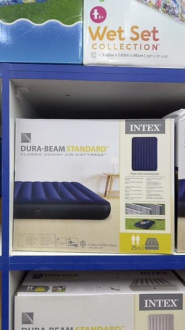 foldable table: Надувной матрас, Односпальный, Intex, длина - 191 см — 2