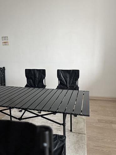 куплю стол со стульями: Складной туристический комплект: стол + стулья - Стол: прямоугольный — 5