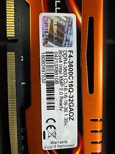 650 ti: Оперативная память (RAM) для ПК, G.SKILL, 16 ГБ, DDR4, 3600 МГц — 3