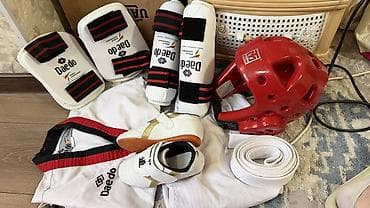 red centr: Форма дял таеквондо Полный комплект Рост 120-130 Возраст от 3х — 1