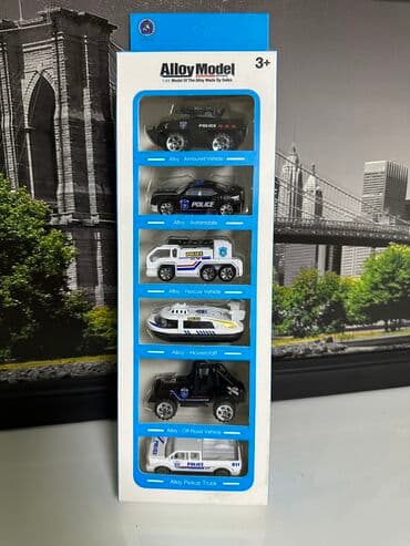 игрушечные мусоровозы: Игрушка для мальчиков. Полицейский машинок! Количество 6шт — 1