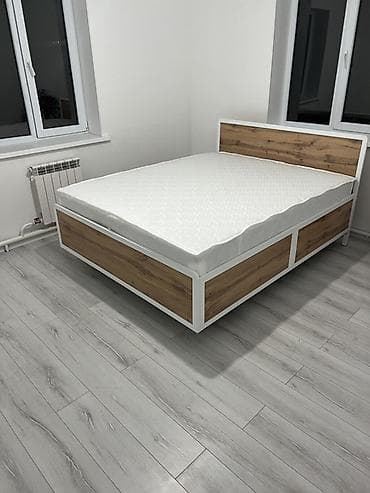 кирават: Двуспальная кровать, С матрасом, длина - 200 см — 3