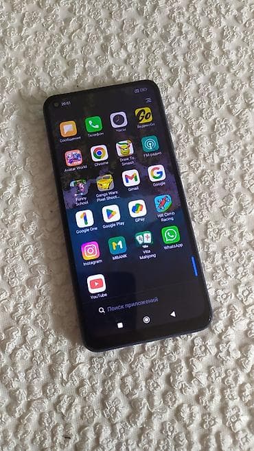 galaxy s19: Redmi, Redmi Note 9, Б/у, 128 ГБ, цвет - Черный, 2 SIM — 1