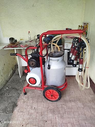 мини кду: Передвижной доильный аппарат AKCAY на тележке - Электродвигатель с — 1