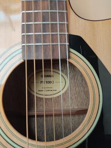sound: Продаю гитару Yamaha FS-100C, Была куплена в 2024 году в официальном — 2