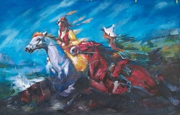 заказать портрет с фотографии: Продаётся картины на дорогом холсте 120 х 80. всего за 3500 сома — 3