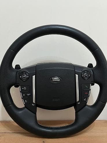 качалка колонка: Рулевое колесо Land Rover. - Оригинальный мультируль с логотипом Land — 4