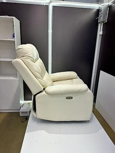 кресло с реклайнером: Реклайнер, цвет - Бежевый — 4