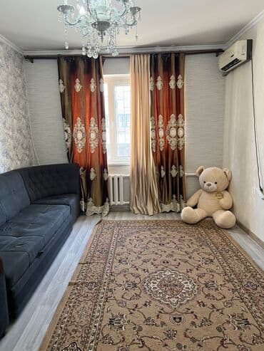 долгосрочная аренда квартира бишкек ош базар: 3 комнаты, Собственник, Без подселения, С мебелью полностью — 9