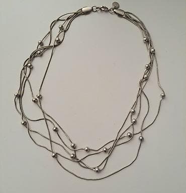 серебро монеты: Цепочка, Проба 925, Женские, Б/у — 2