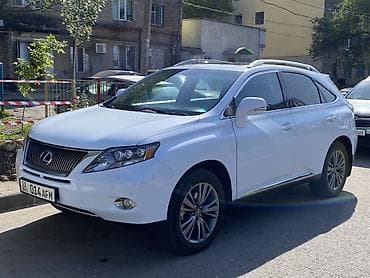 Lexus RX: 2010 г., 3.5 л, Автомат, Гибрид, Кроссовер