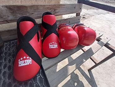 Гантели: Комплект экипировки для единоборств таэкводо Перчатки,Футы,Шлем — 2