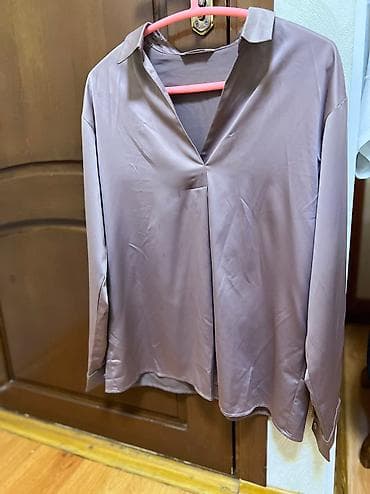 pull bear: Рубашка, Классическая модель, Оверсайз, Турция — 3