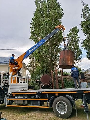 Услуги манипулятора: Услуги манипулятора (кран-борт) - Автомобиль с бортовой платформой и — 1