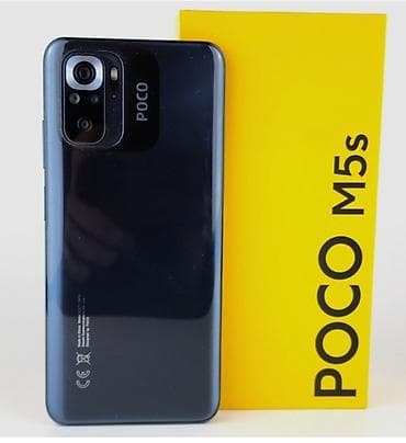 pixel 7 a: Poco M5s, Б/у, 256 ГБ, цвет - Черный — 1