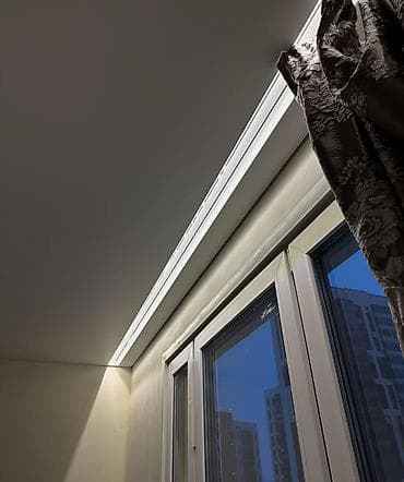 строи: Натяжной потолок Матовое Монтаж — 2