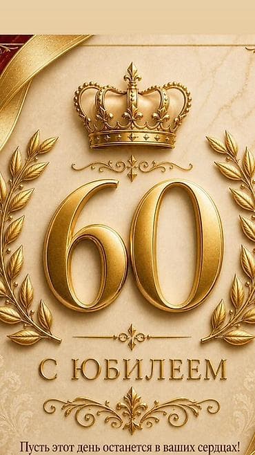 подарочная: Подарочный пакет “С Юбилеем 60 лет” Осталось после юбилея, количество — 2