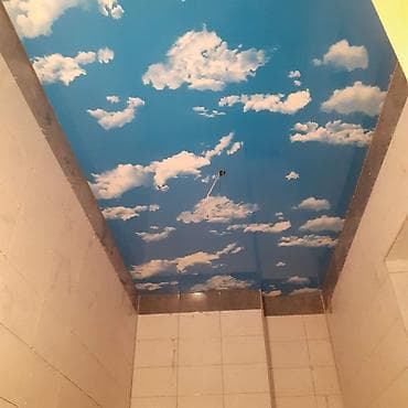 Керме шыптар Жылтырабаган, 3D потолоктор, Жылтырак Акысыз ченөө, Кепилдиги, Монтаждоо