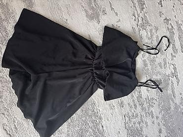 смоке: Набор женских летних платьев (3 шт.) 1) Черное платье-комбинезон/мини — 1