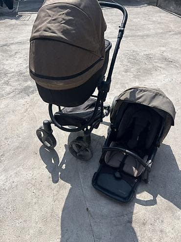 Балдардын гигиенасы жана камкордук: Балдар арабасы, Башка бренд, түсү - Күрөң, Колдонулган — 8