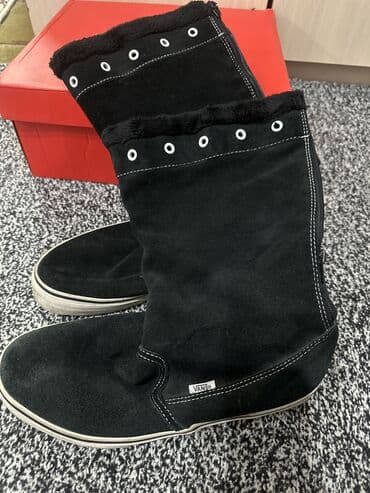 туфли 38 размера: Натуральные замшевые 💯 Женские деми сапоги от фирмы “Vans” — 1