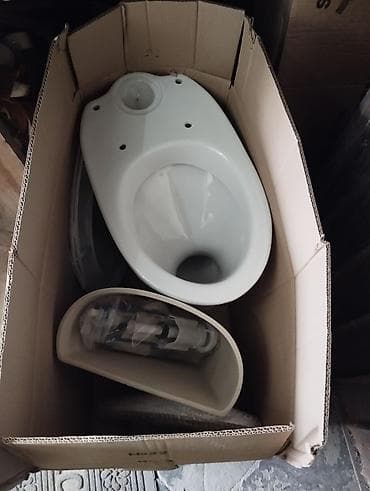 Унитаз Напольный, Новый, Материал: Фарфор