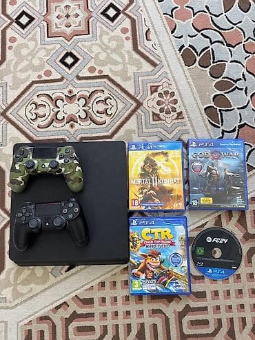 soni ps: Продаю PlayStation 4 slim 1 тб В отличном состянии Работает без — 4