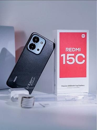 dyson hs05: Redmi, Redmi 15C, Новый, 128 ГБ, цвет - Черный, В рассрочку, 1 SIM, 2 SIM, eSIM — 1