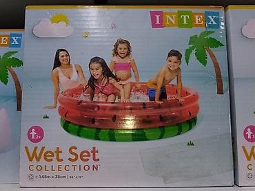 collection: Надувной детский бассейн Intex Wet Set Collection «Арбуз». - Диаметр — 1