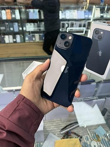 xs iphon: IPhone 13, Б/у, 128 ГБ, Midnight, Коробка, 90 % — 1