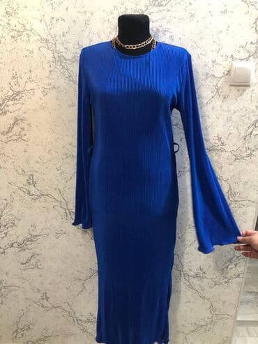 прокат карнавальных костюмов в бишкеке бишкек: Повседневное платье, Лето, Средняя модель, Вискоза, Прямое, S — 3