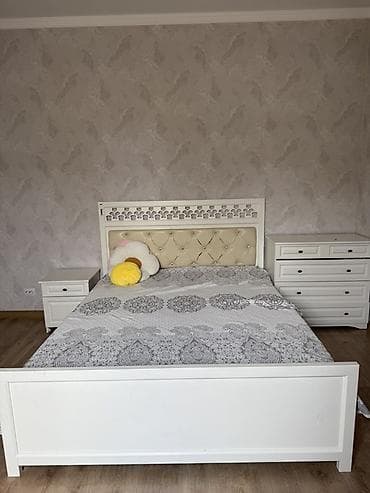 ажур: Спальный гарнитур в классическом стиле, цвет — молочный/слоновая — 2