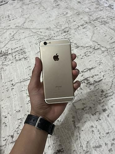 ipad mini 6: IPhone 6s, Б/у, 16 ГБ, Золотой, Зарядное устройство, Защитное стекло, Кабель, 100 % — 1