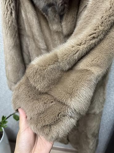lining бу: Шуба, Норка, Узун модель, L — 2