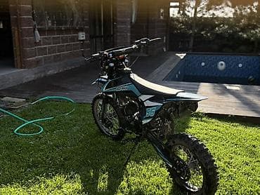 70 сом: Питбайк AQAQ/APAQ 56 (дизайн синего/чёрного цвета) — кроссовый — 5