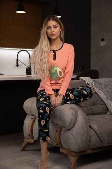 пижамы муслиновые: Женская пижама 100%хлопок Размер : л -3 хл (44-54) Цена:1100 сом ✅ — 3