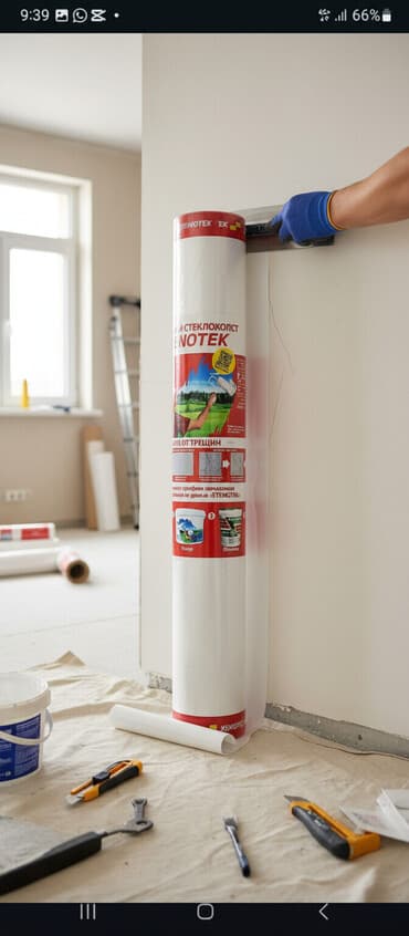 Стеклохолст Tenotek – это рулонный материал, предназначенный для