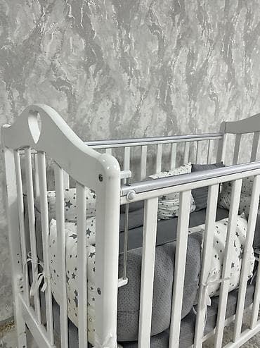 оптом кийимдер: Люлька, Термелүүчү, Жыгач, түсү - Ак — 2