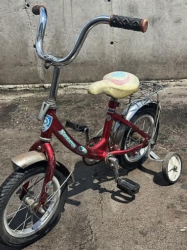 велик скоростной: Детский велосипед, 2-колесный, 6 - 9 лет, Б/у — 1