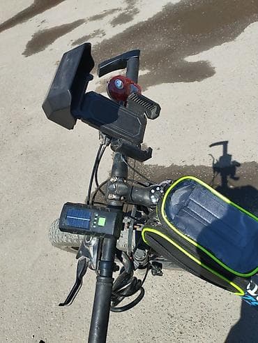 зимние велосипеды: Фэтбайк SportsPower (26") с полным набором туристических аксессуаров — 3