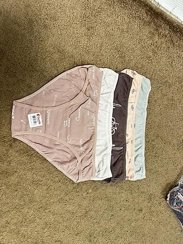 белый топик: Трусики, Хлопок, Турция — 9