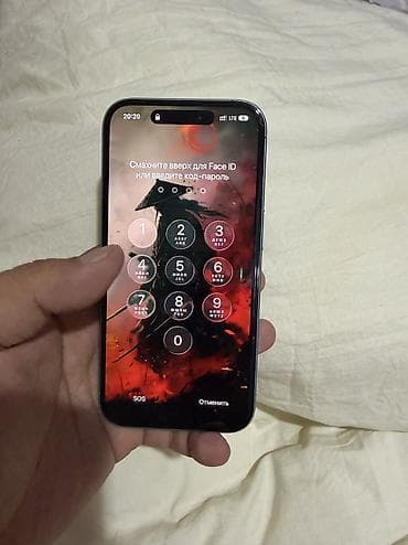 айыон 16: IPhone 16, Б/у, 128 ГБ, Matte Midnight Green, Кабель, 90 % — 2