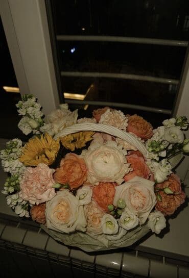 вид цветов: Красивая композиция цветов — 1