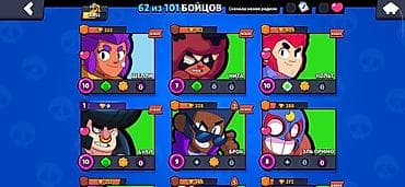 a03 core: Игровой аккаунт Brawl Stars Основные параметры: - Путь к славе: 16 — 3