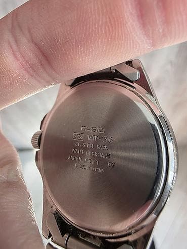 золотой тигр: Классические часы часы, Casio, Япония, Водонепроницаемые, Мужские, Б/у — 2