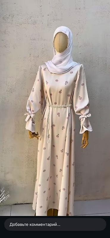 кыргызские национальные платья на кыз узатуу: Күнүмдүк көйнөк, Made in KG, Күз-жаз, Узун модель, Атлас, Трапеция, Стандарт — 1