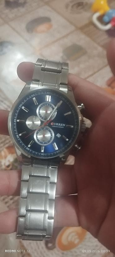 Наручные часы: (надо заменить батарейку) Мужские наручные часы Curren Chronograph - — 2